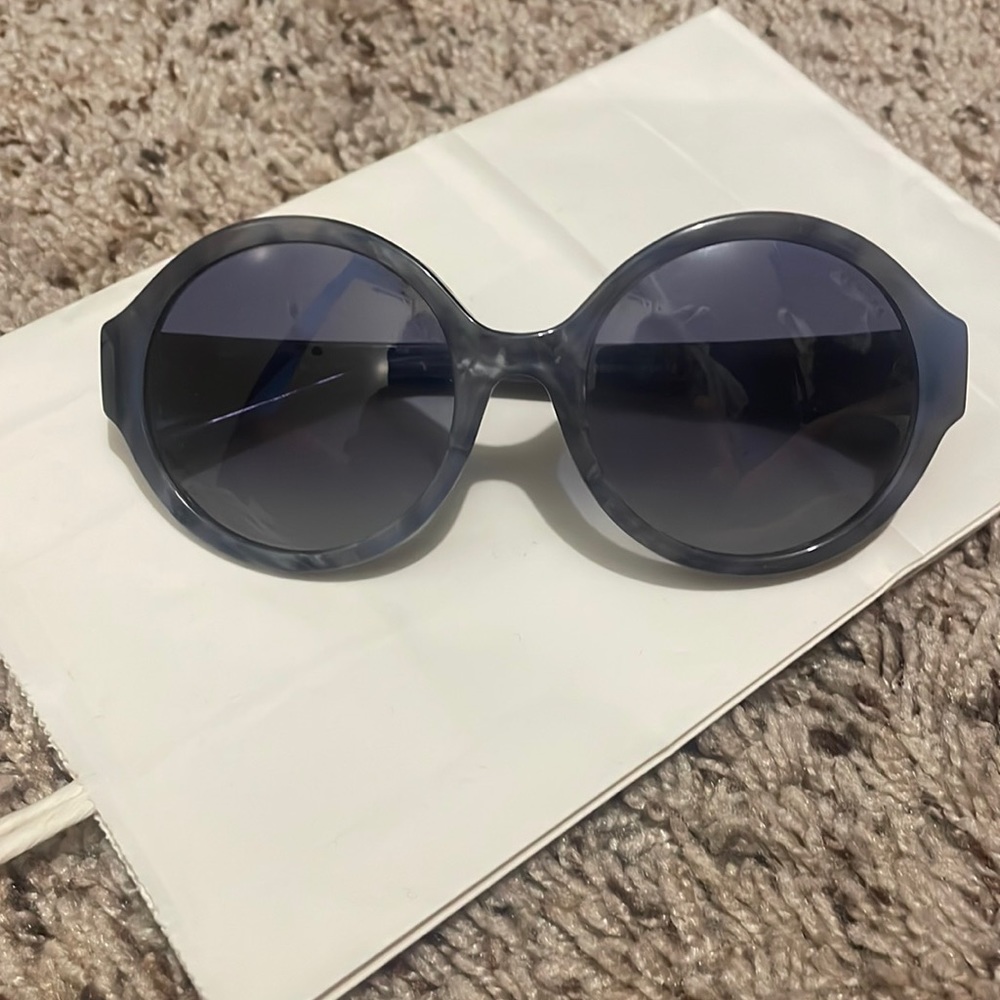 Michael Kors sunglasses blue tortoise round frame